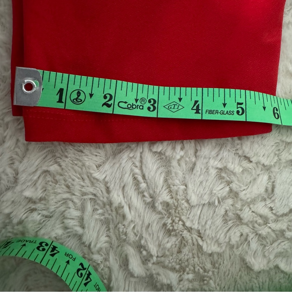 Leith Red Dress Pants Stretch Pockets Women’s Size Small - Picture 9 of 9